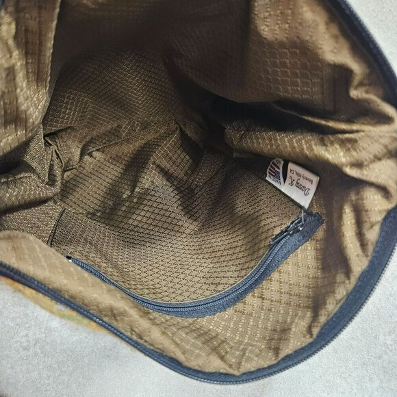 Danny K. Tapestry Crossbody‎ Bag Multicolor Adjustable Strap Zipper Compartments - Picture 13 of 16